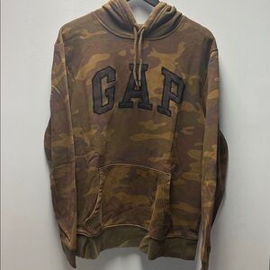 GAP Camouflage Hoodie Size L